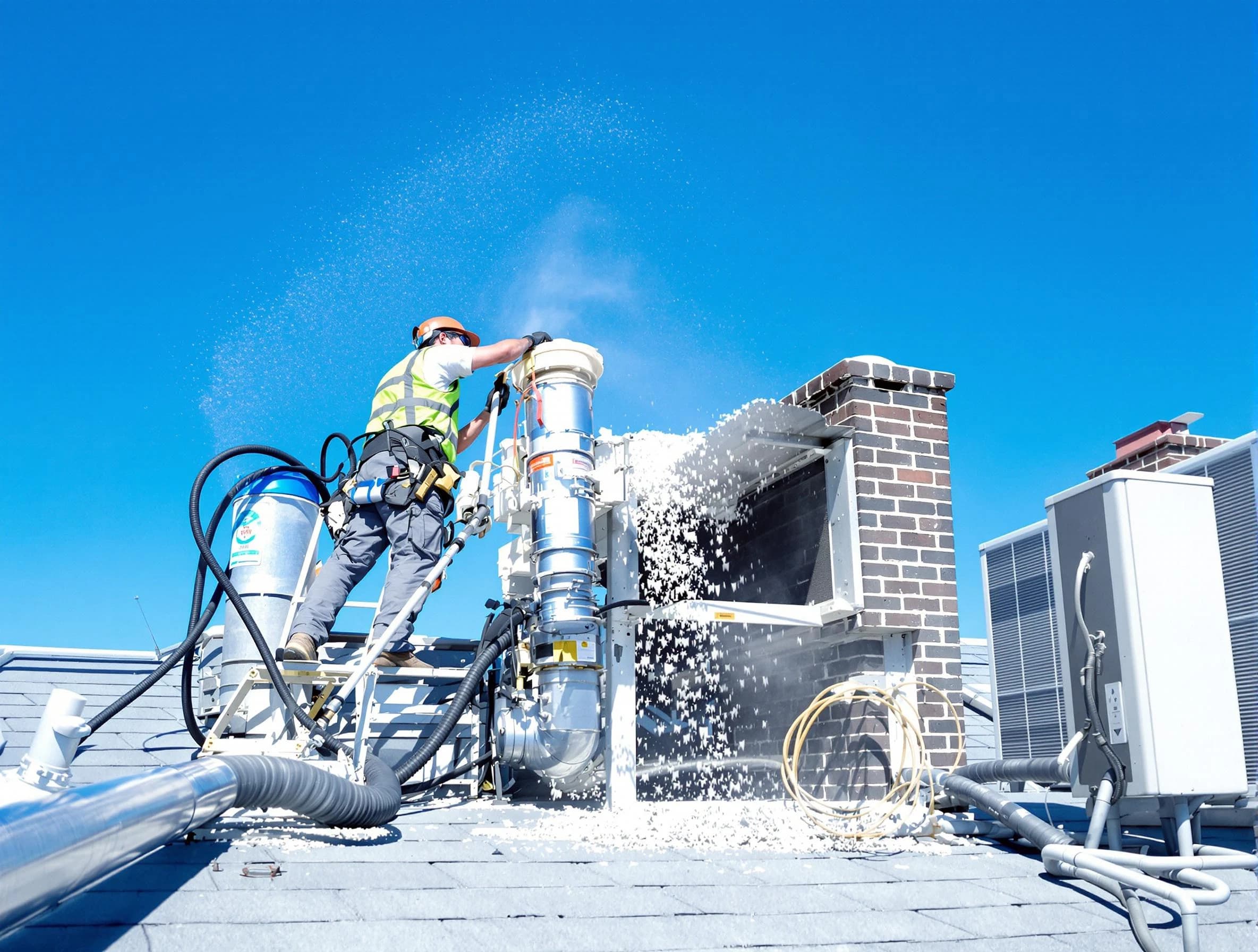 Expert roof dryer vent cleaning by Baldwin Dryer Vent Cleaning in Baldwin