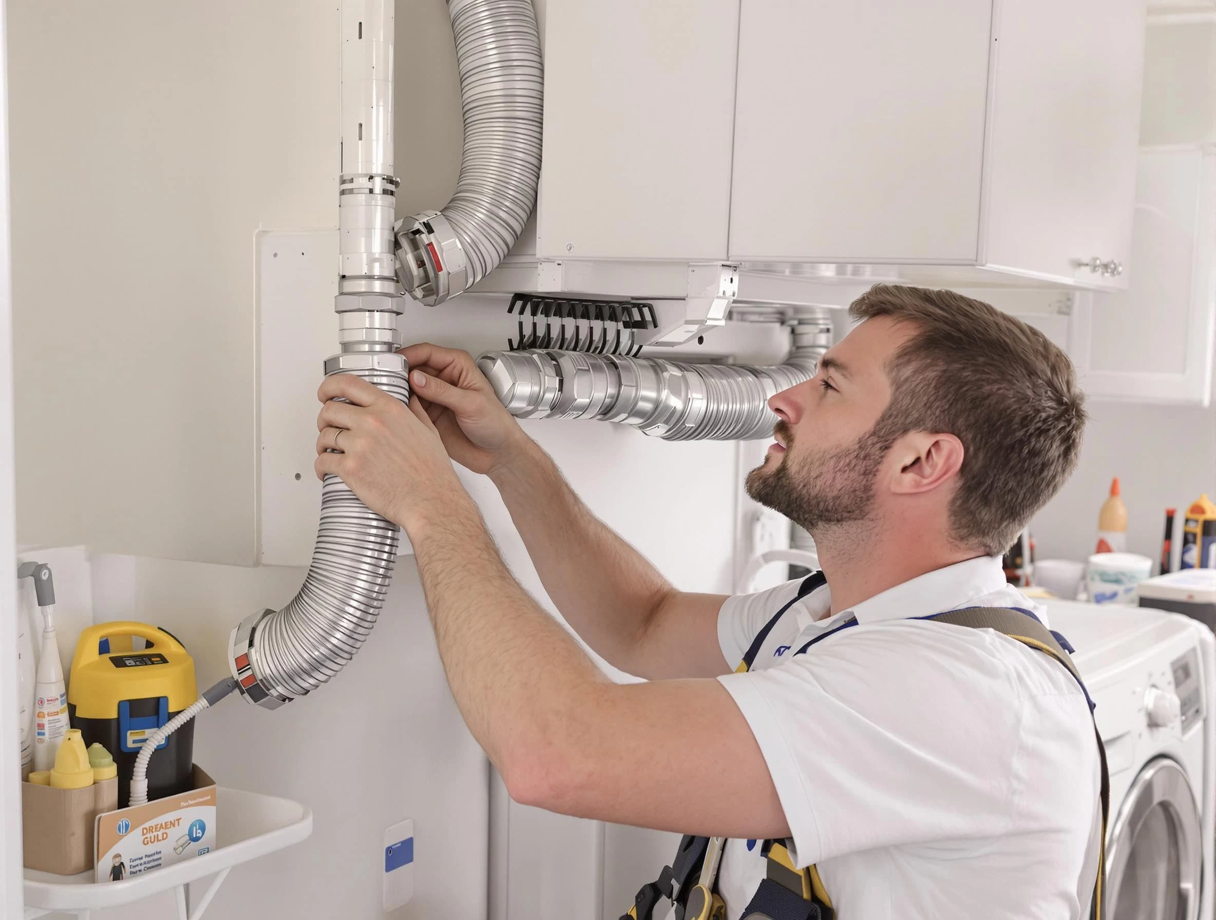 Professional dryer vent repair and installation by Baldwin Dryer Vent Cleaning in Baldwin