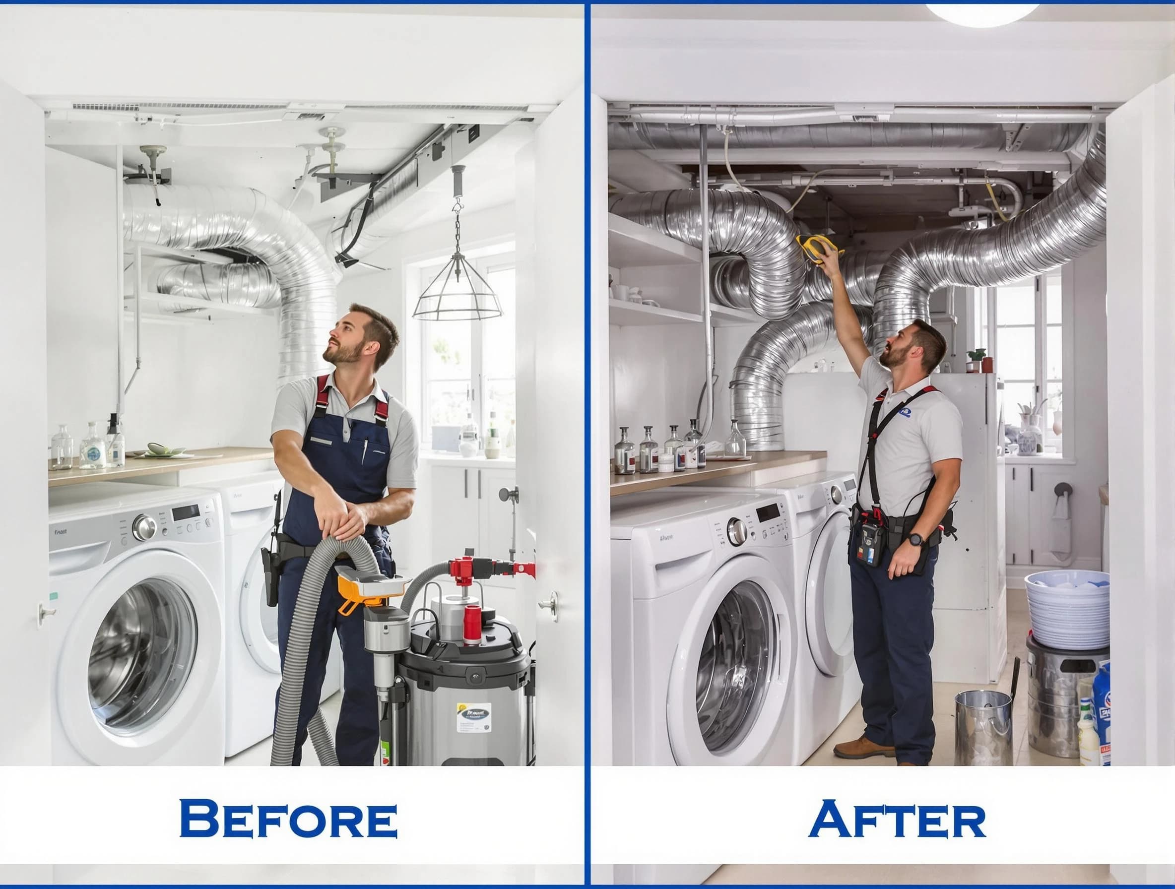 Expert gas dryer vent cleaning by Baldwin Dryer Vent Cleaning in Baldwin