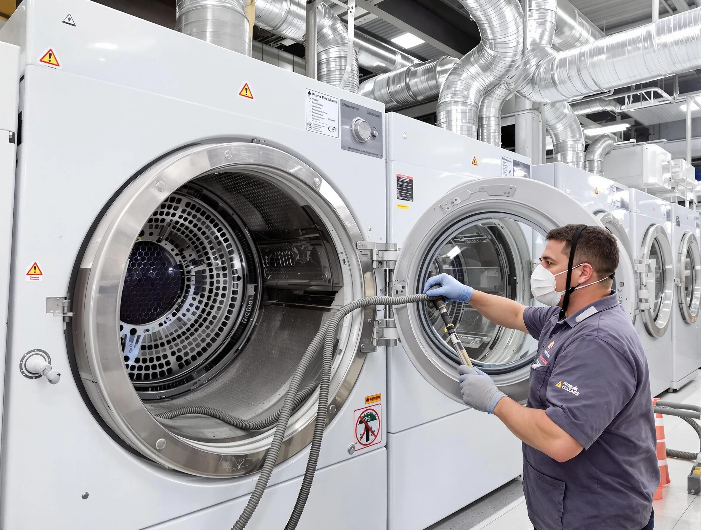 Industrial-grade dryer vent cleaning by Baldwin Dryer Vent Cleaning in Baldwin