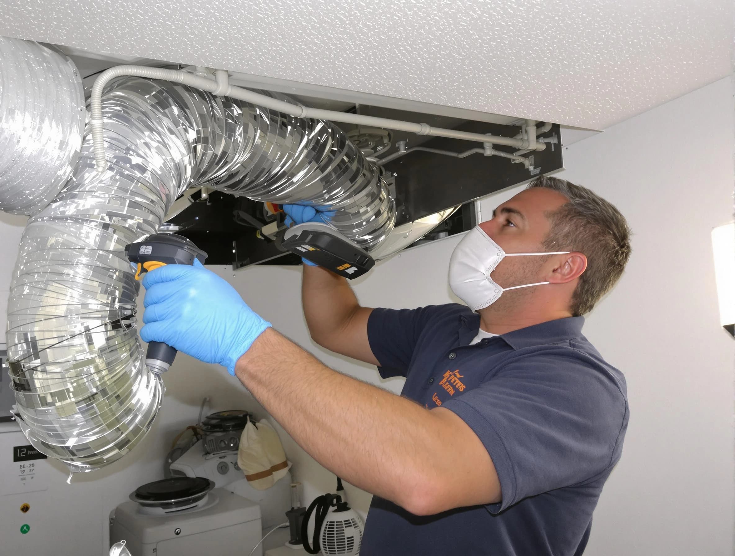 Baldwin Dryer Vent Cleaning professional performing thorough residential dryer vent cleaning in Baldwin