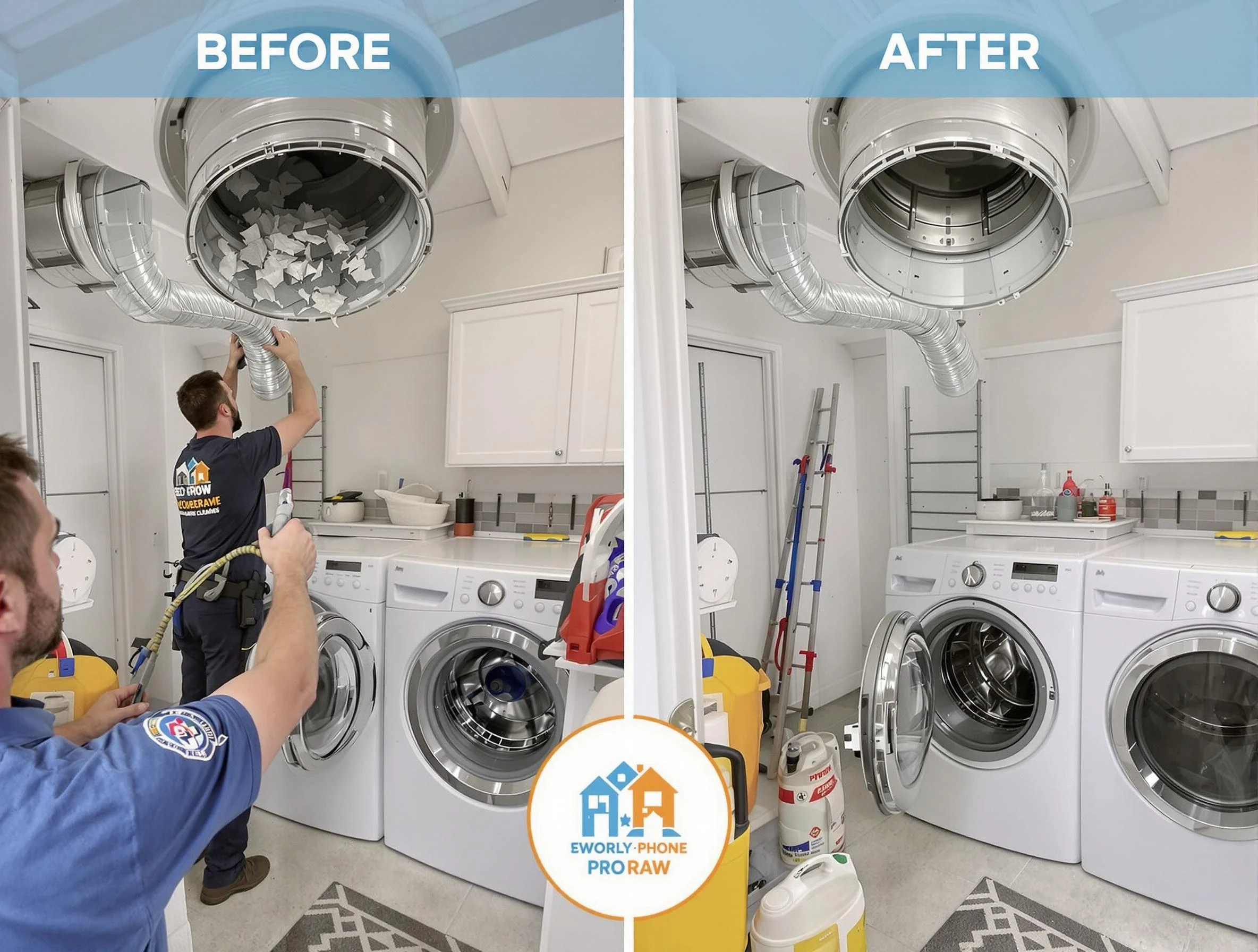 Residential dryer vent cleaning by Baldwin Dryer Vent Cleaning in Baldwin